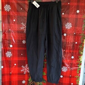 Outdoor Voices TecNylon Black Joggers NWT